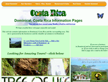 Tablet Screenshot of dominical-costarica.com